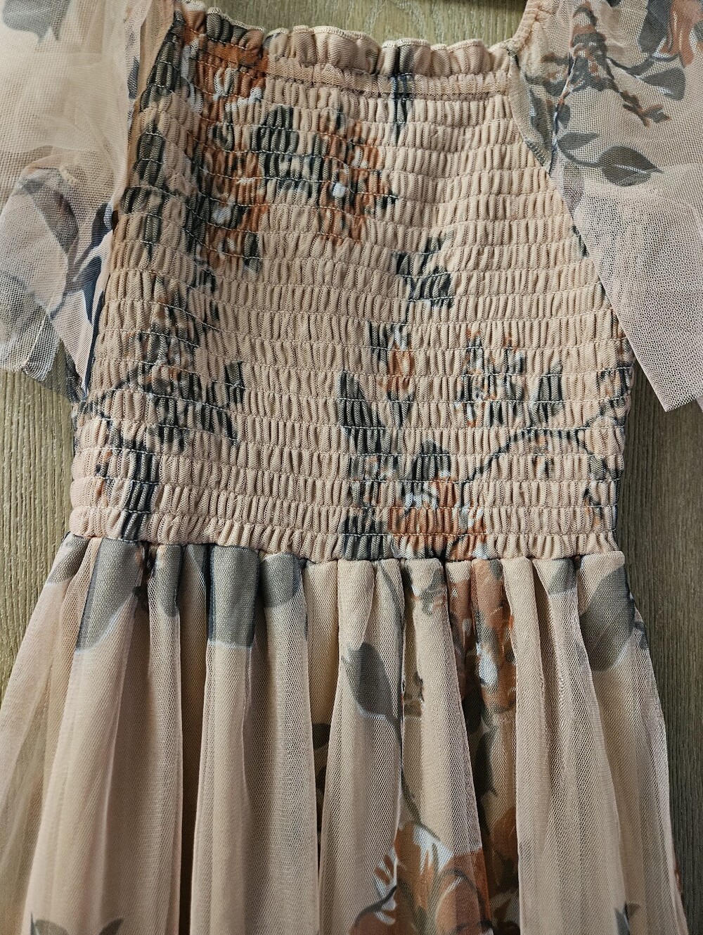 Baltic Born Peach Floral Maxi Dress - Picture 4 of 4
